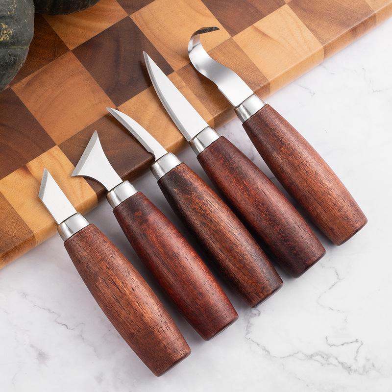 Wood Chisel Set - Conjunto de 5 Formões para Escultura
