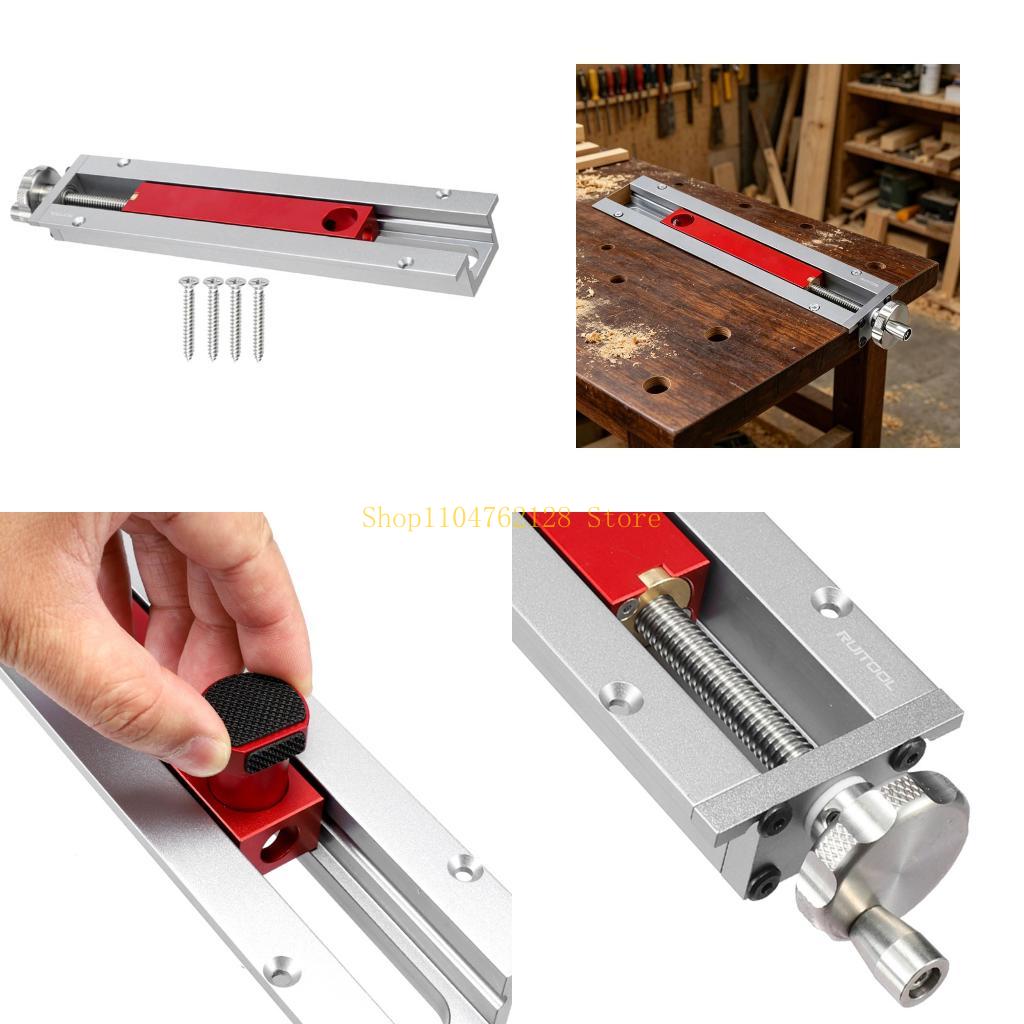 Woodworking Quick Release Vise - Torno traseiro ajustável rápido com acabamento