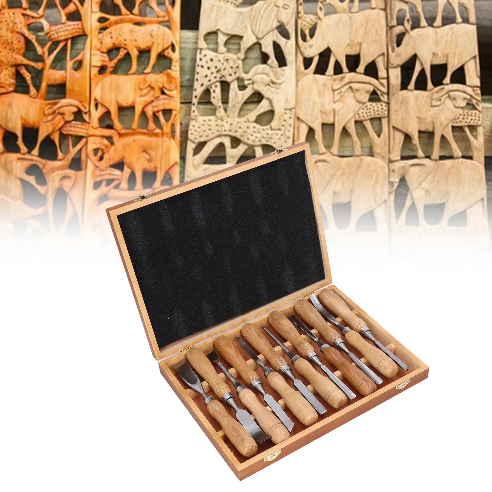 Wood Chisel Set - Conjunto de Ferramentas para Escultura em
