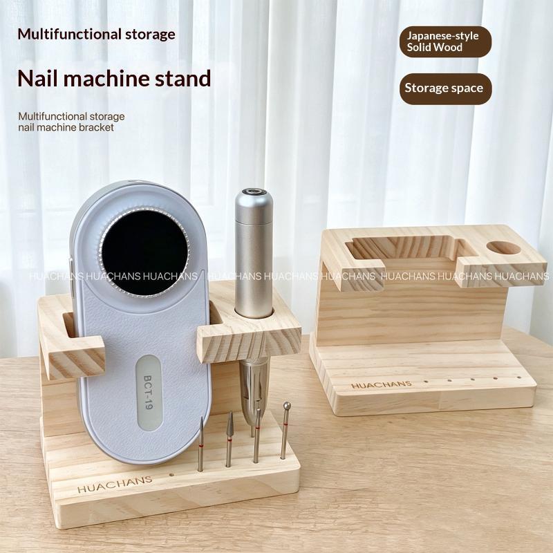 Woodworking Nails - Suporte Portátil de Madeira para Brocas