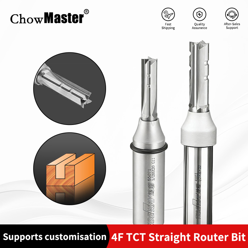 Woodworking Nc - Fresa Reta TCT Chowmaster de 4