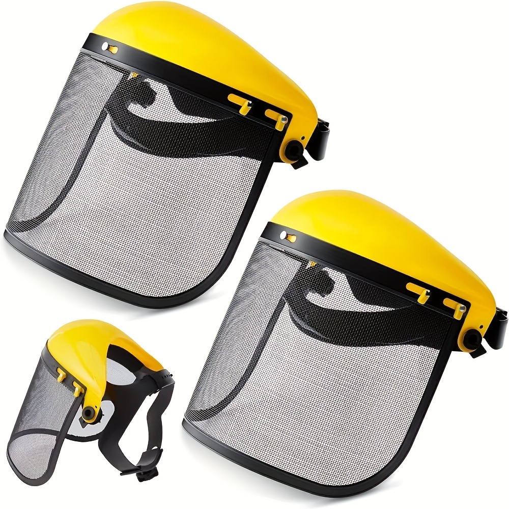 Woodworking Face Shield - Capacete de Segurança para Silvicultura com