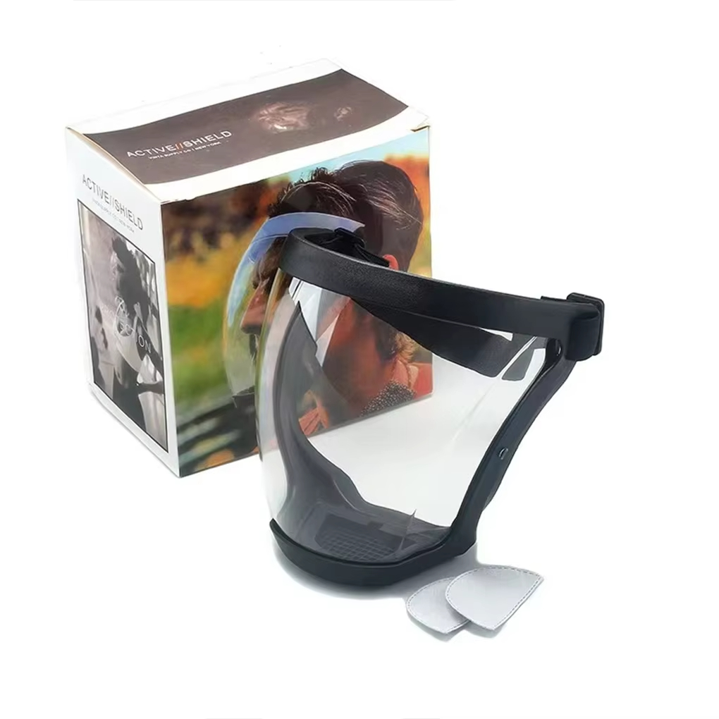 Woodworking Face Shield - Protetor Facial Transparente, Escudo Facial Super