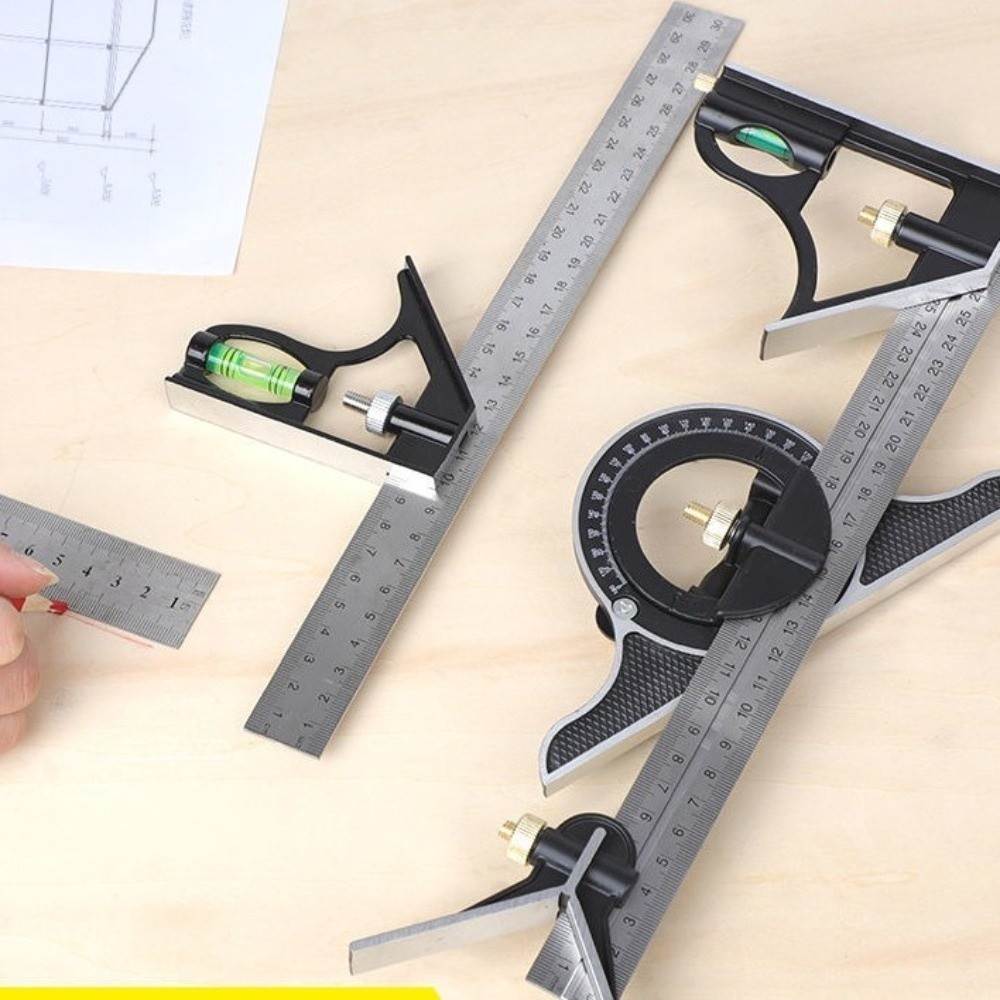 Woodworking For Engineers - Régua Combinada 3 em 1 de