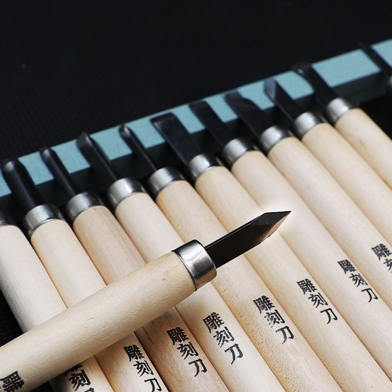 Wood Chisel Set - Conjunto de Ferramentas para Entalhe em