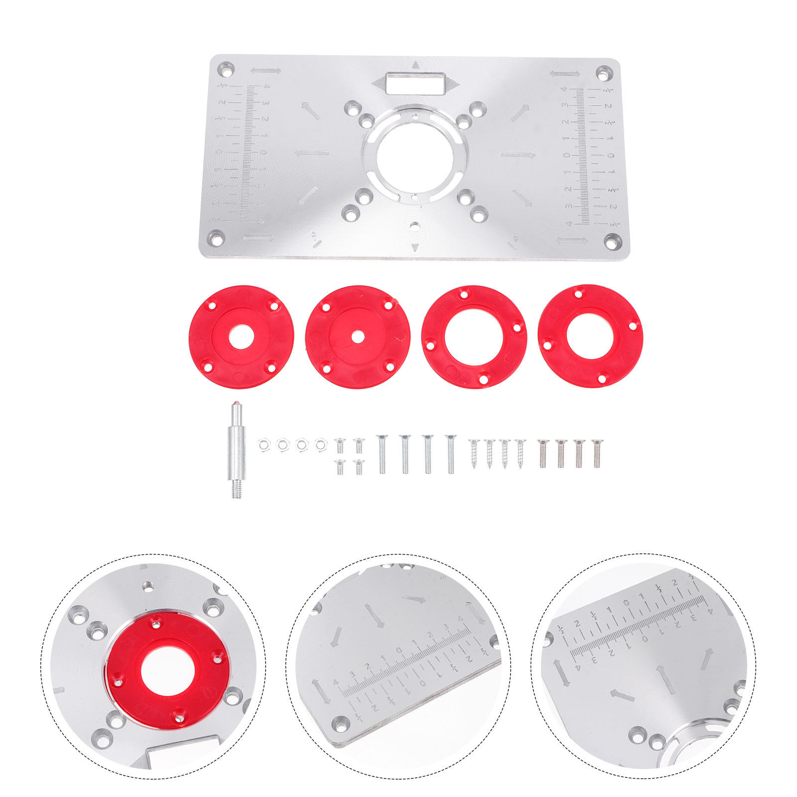 Woodworking Machine - 1 conjunto de placas de inserção
