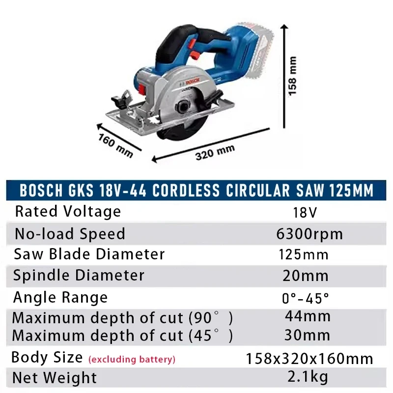 Serra Circular Sem Fio Bosch G - Woodworking Saw avaliação e preço