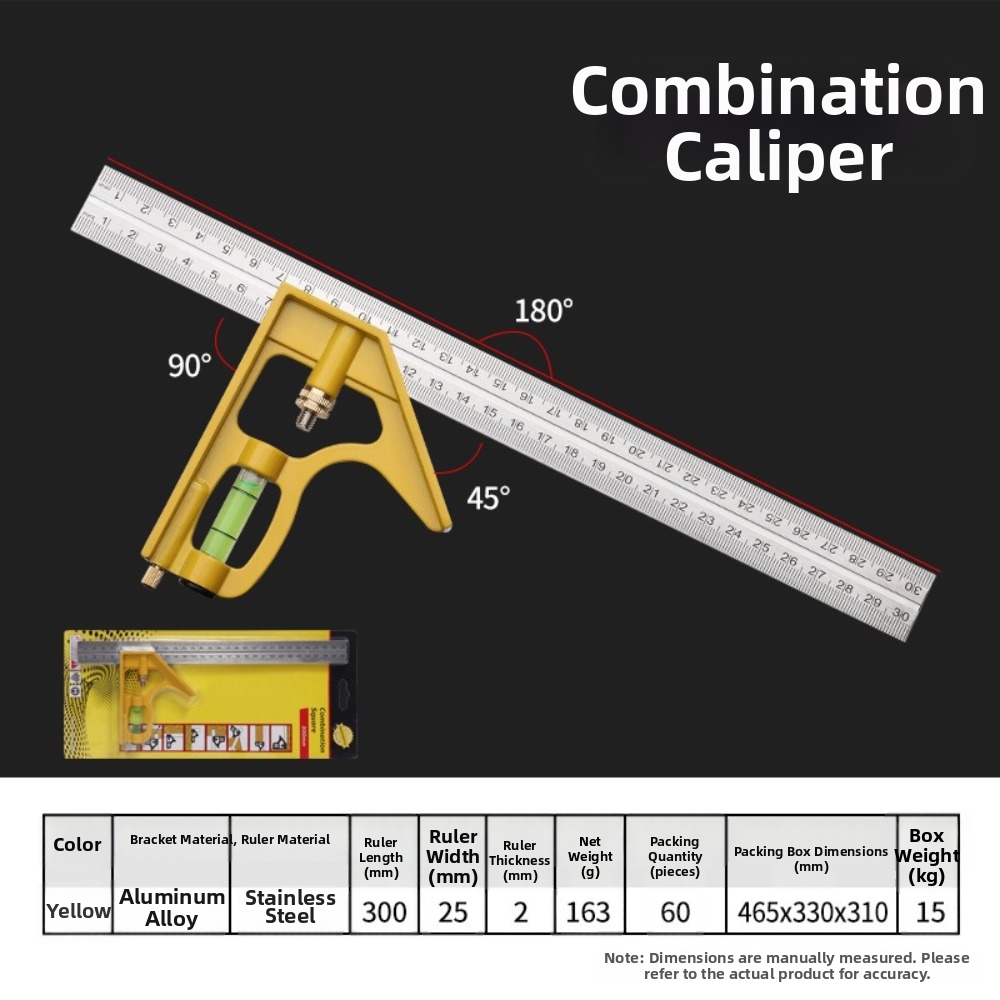 Régua Combinada 3 em 1 de 300m - Woodworking For Engineers avaliação e preço