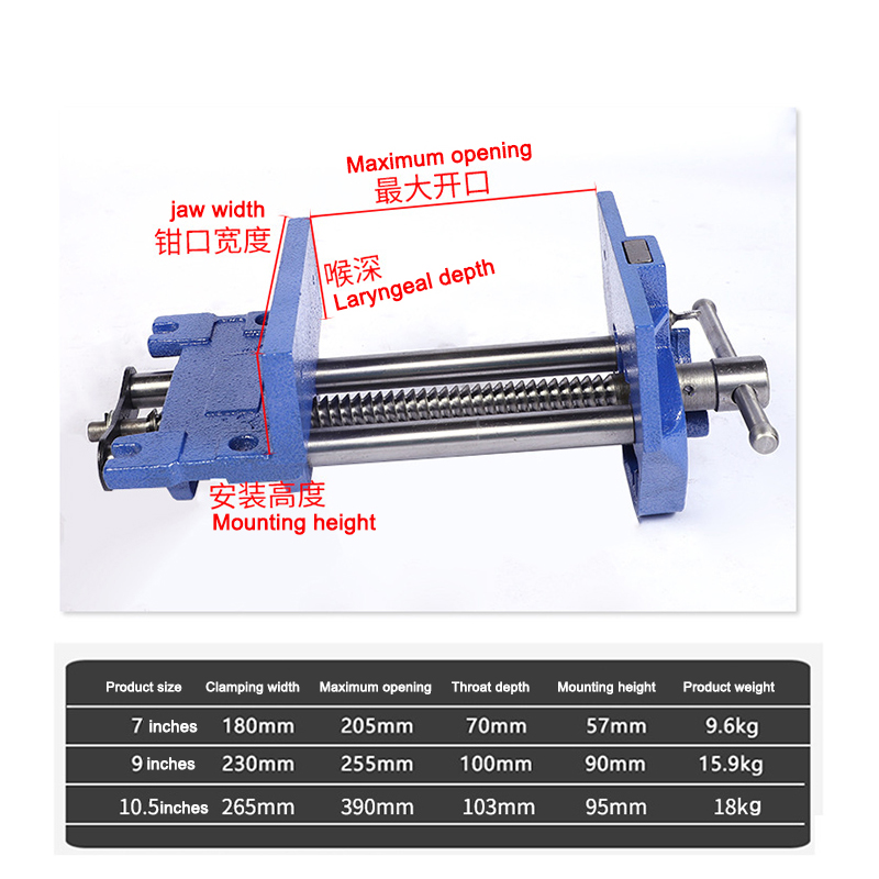 Morsa de Bancada para Marcenar - Woodworking Quick Release Vise avaliação e preço
