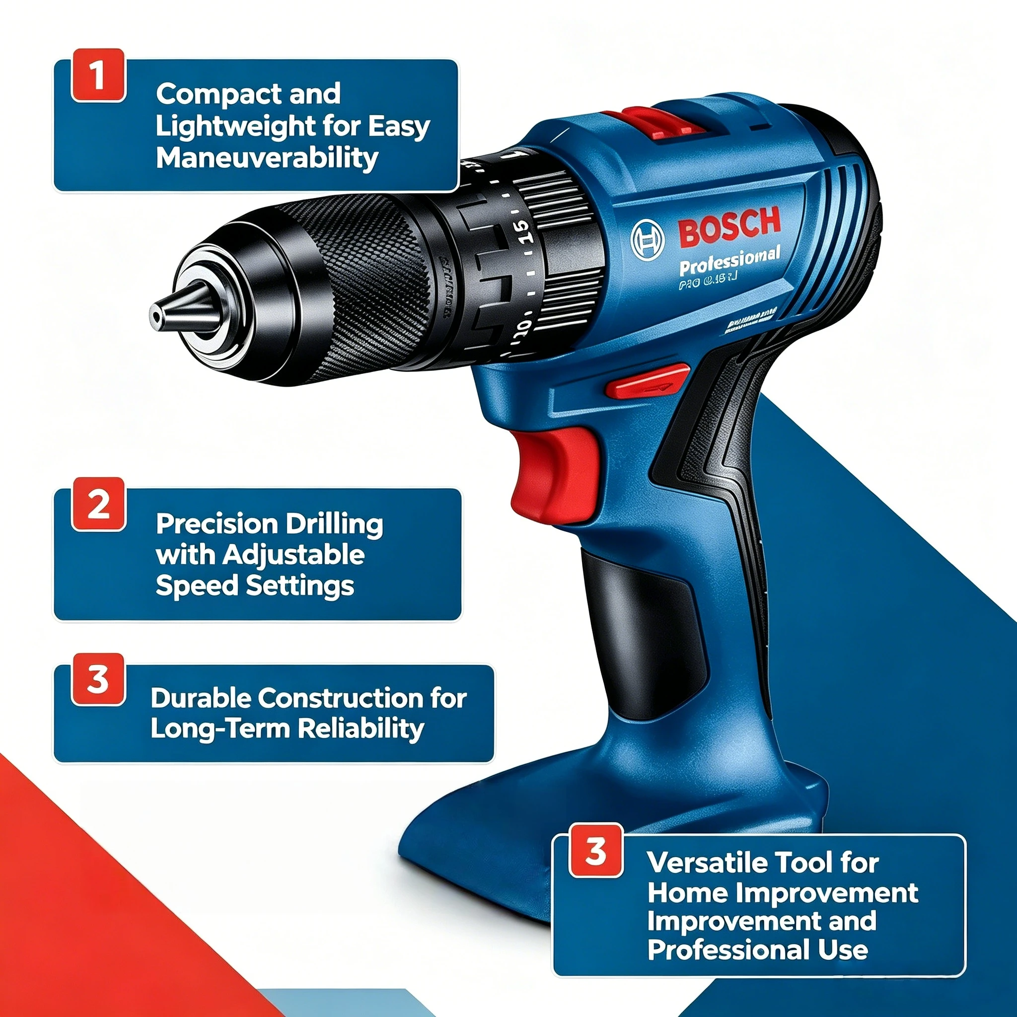 Furadeira de impacto sem fio B - Bosch Drill Gsb 18V avaliação e preço
