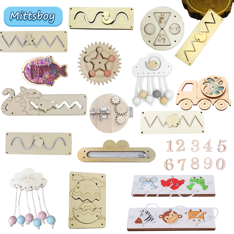 Diy ocupado placa montessori b - Woodworking Usa avaliação e preço