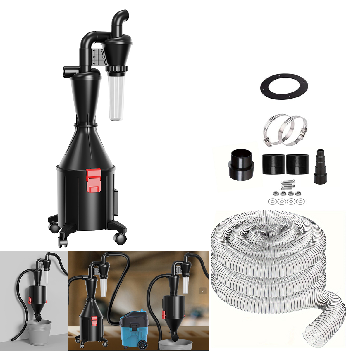 Aspirador de Pó com Separação  - Woodworking Vacuum Press avaliação e preço