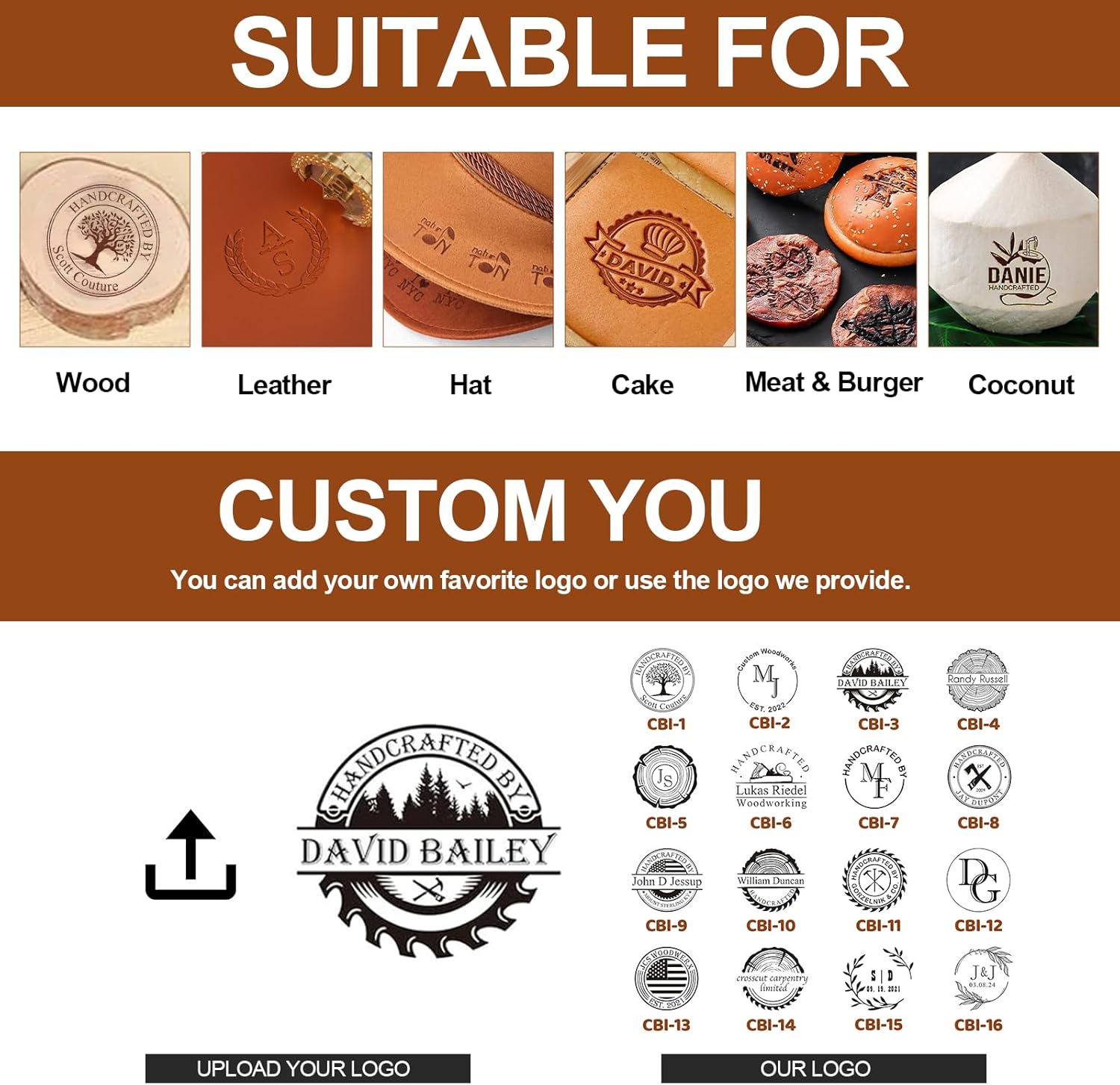 Ferro de Marcação Elétrico Per - Woodworking Logo avaliação e preço