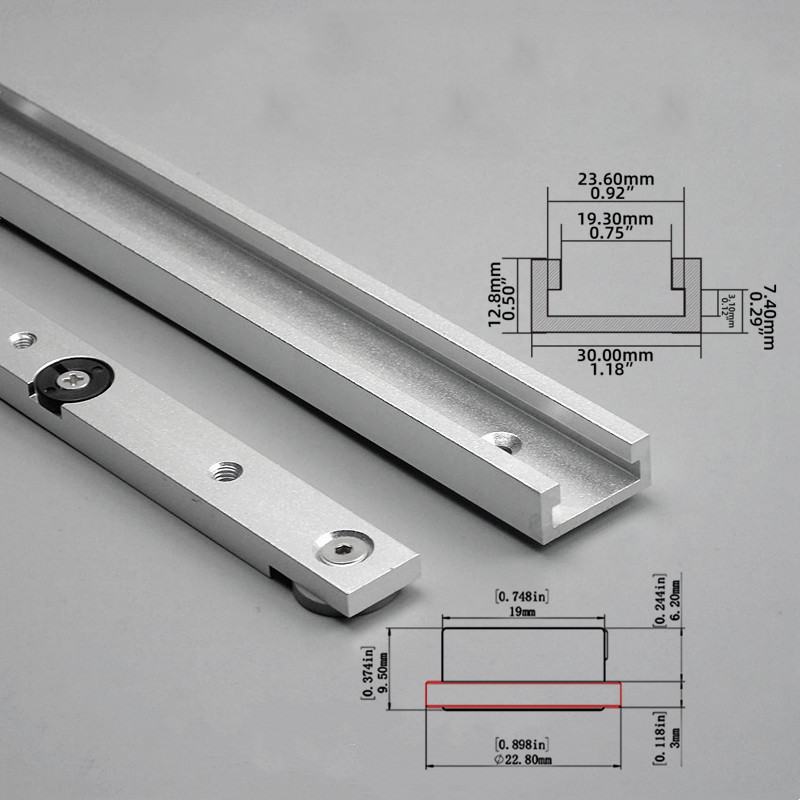 Kit de 2 Peças para Trilho T e - Woodworking Videos avaliação e preço