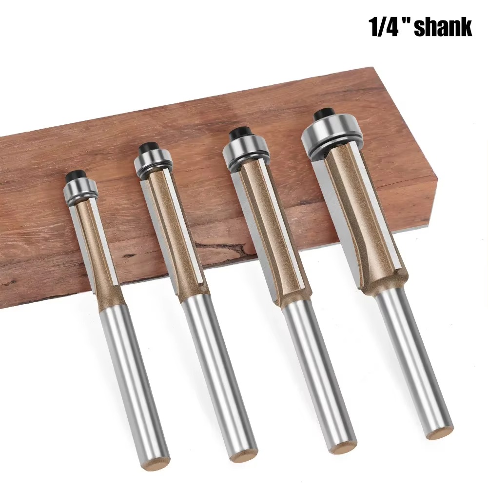 1 pc 6mm 1/4in haste z3 flush  - Woodworking Nc avaliação e preço