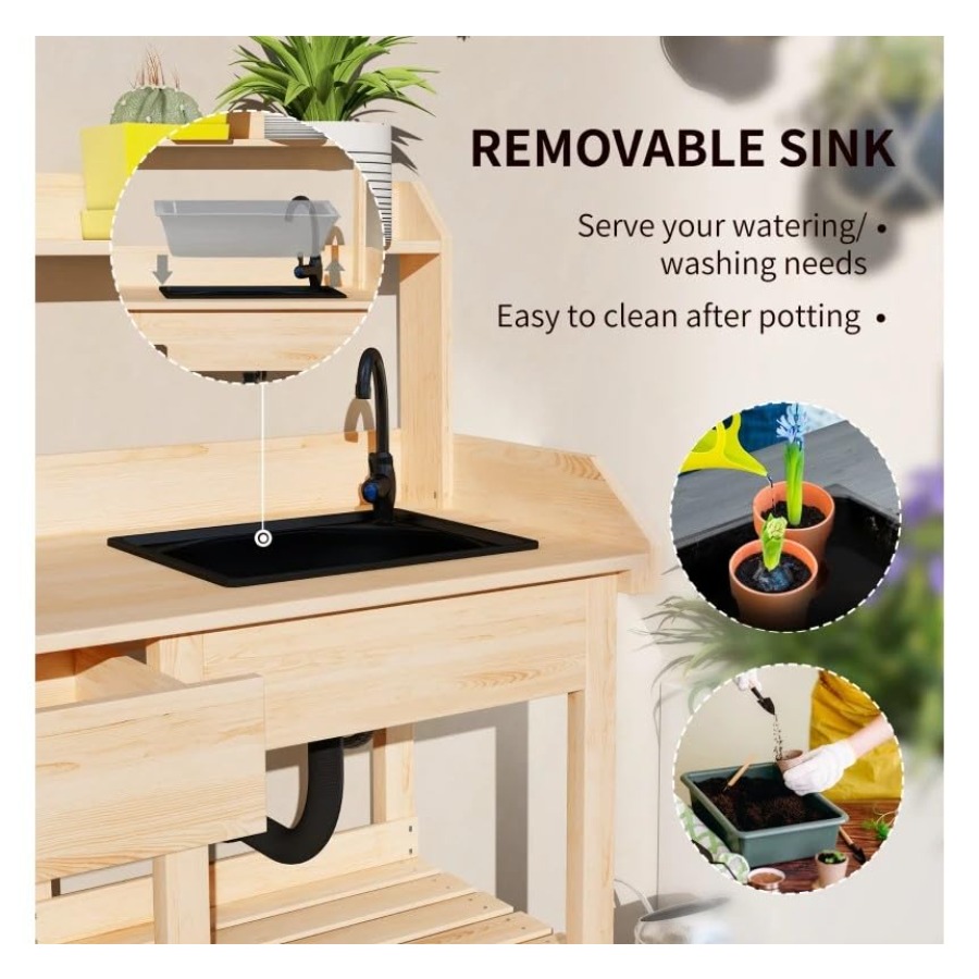 Mesa de jardinagem em madeira  - Woodworking Workbench avaliação e preço