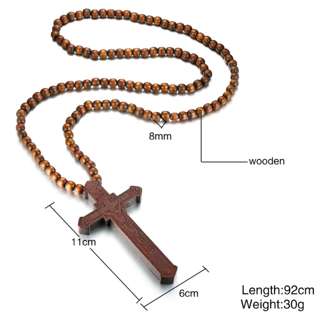 Colar de rosário grande madeir - Woodworking Nc avaliação e preço