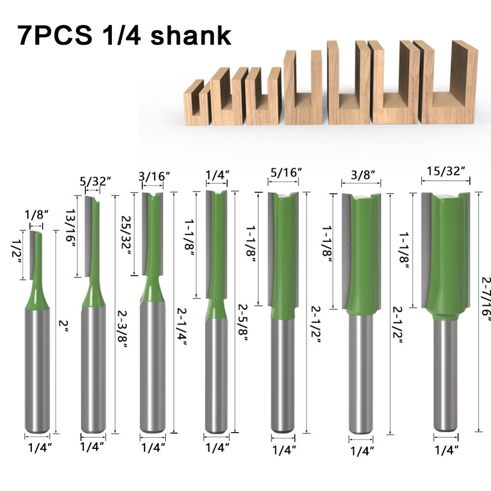 1-7 pces 6mm 1/4 polegada hast - Woodworking Nc avaliação e preço