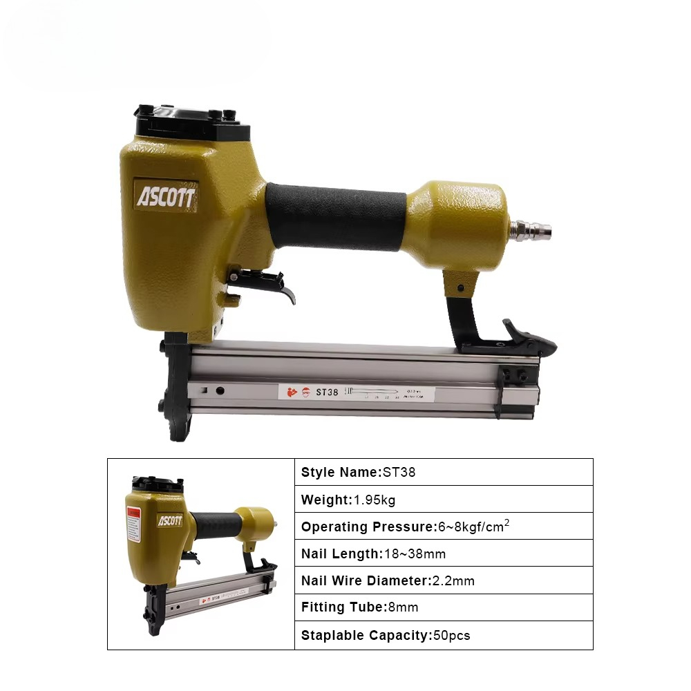 St38 14ga nailer pneumático pe - Woodworking Nails avaliação e preço