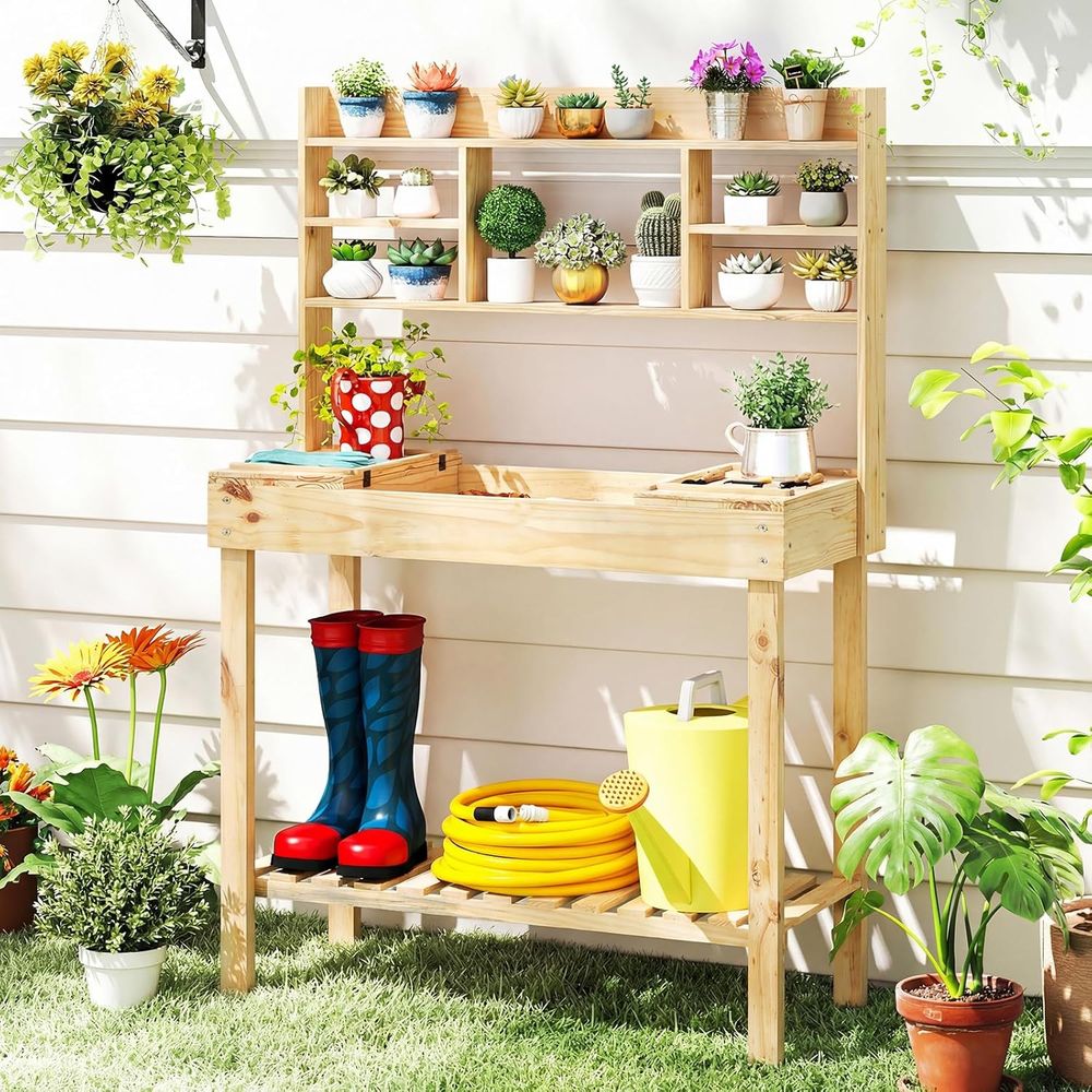 Mesa de Jardinagem, Bancada de - Woodworking Workbench avaliação e preço