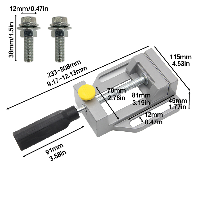 Mini torno de bancada em liga  - Woodworking Quick Release Vise avaliação e preço