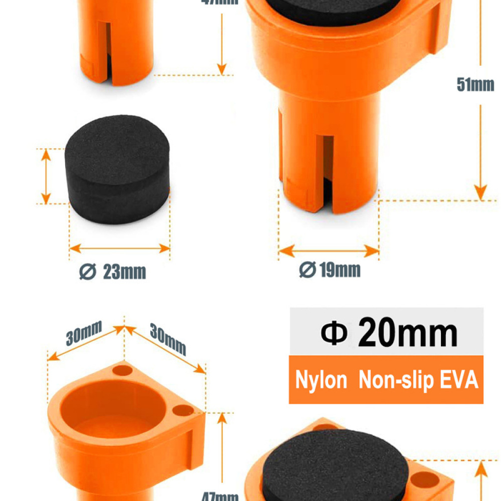Pinos de Nylon de 19mm e 20mm  - Woodworking Workshop Layout avaliação e preço