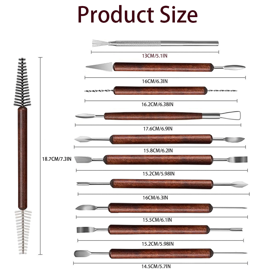 25/40 pces cerâmica & argila e - Wood Chisel Set avaliação e preço