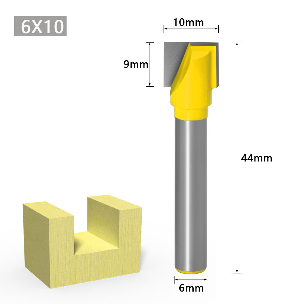 Cortador de madeira 6mm haste  - Woodworking Nc avaliação e preço